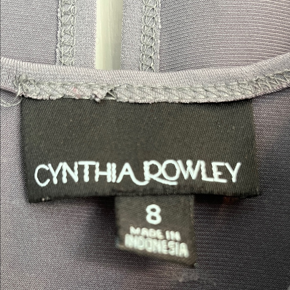 Cynthia Rowley Gray and Silver Sequin Mini Dress - Picture 2 of 4